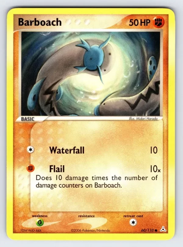 Producto - Barboach 60/110 2006 EX Holon Phantoms Pokemon Card TCG Nintendo Common