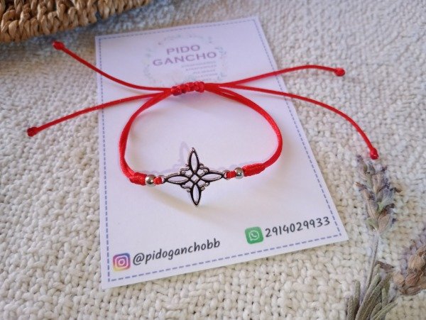 Producto - Pulsera hilo de seda Nudo de Brujas