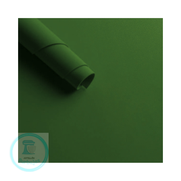 Producto - Goma Eva Lisa Verde Oscuro x1
