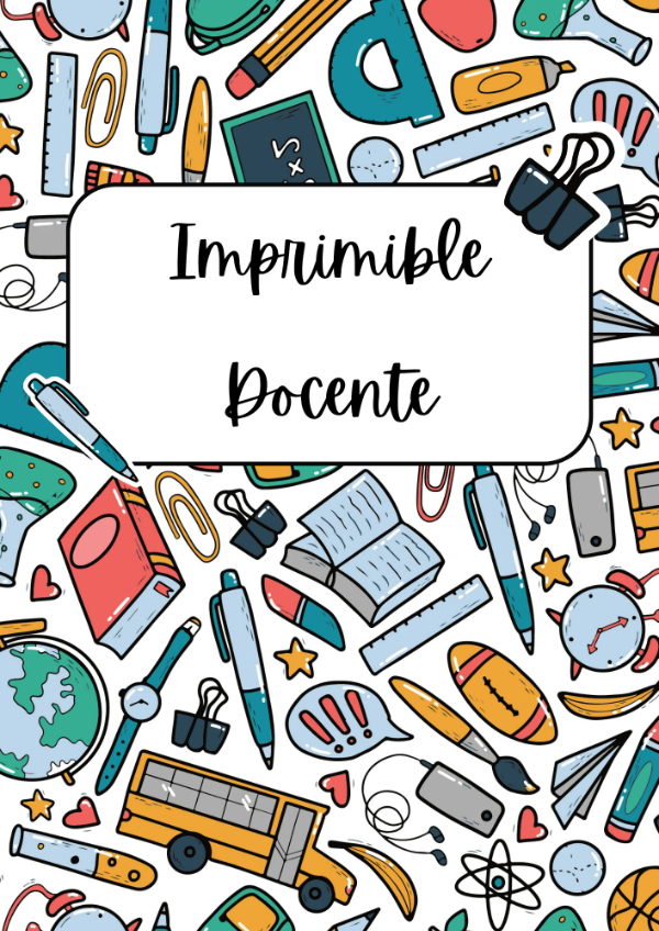 Producto - Imprimible Docente GRATUITO