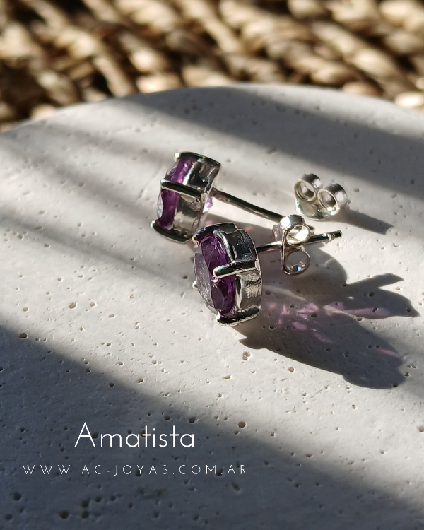 Producto - Aros pasantes amatista