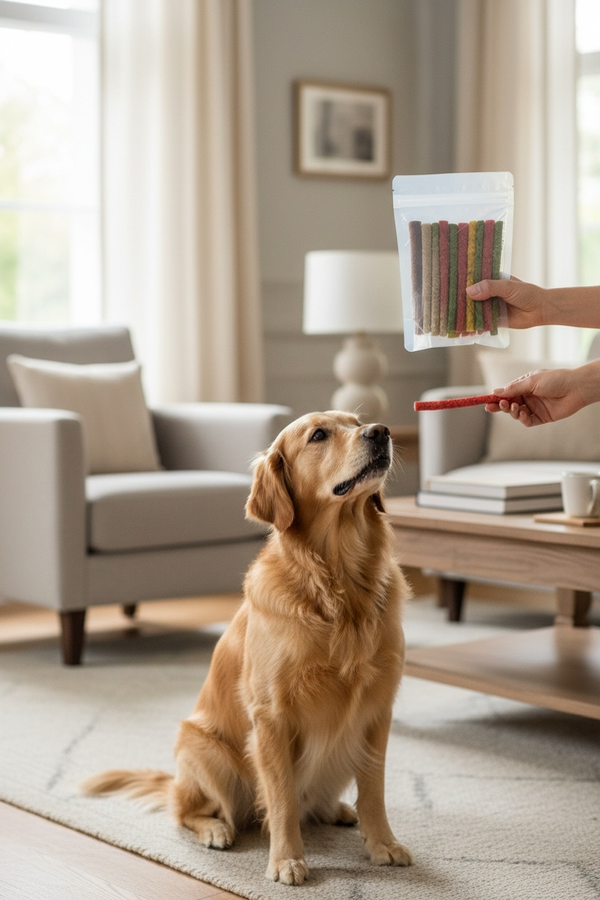 Producto - GOLOSINAS PARA PERROS SOBRE X10 UNIDADES