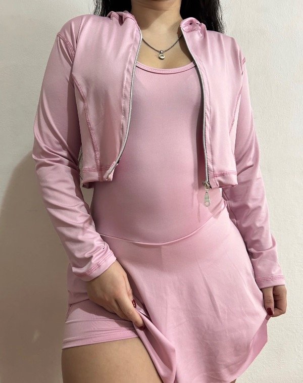 Catsuit con campera pilates