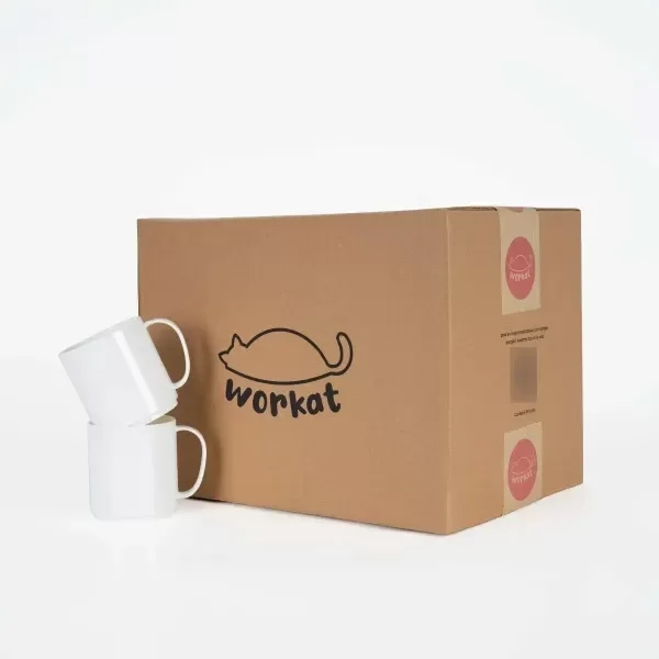 Producto - Tazas Para Sublimar Workat Polimero Apilable Ergonomica X12u - 0
