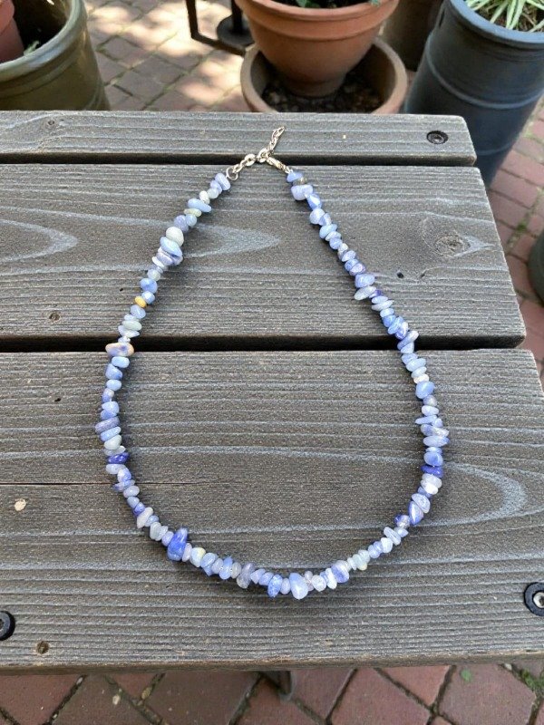 Producto - Collar ágata azul