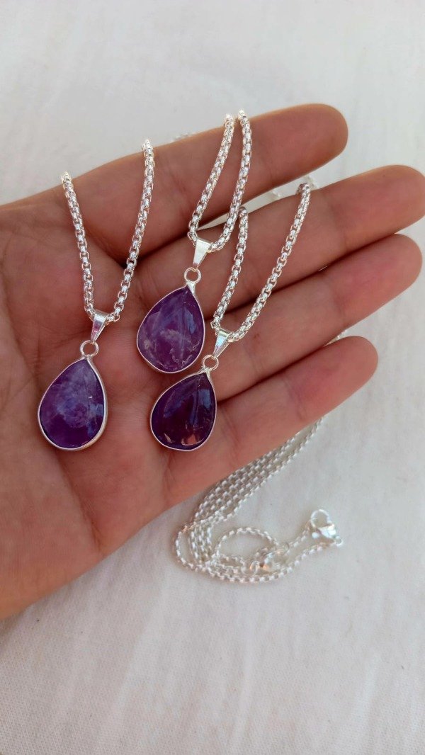 Producto - Collar Amatista - Gota