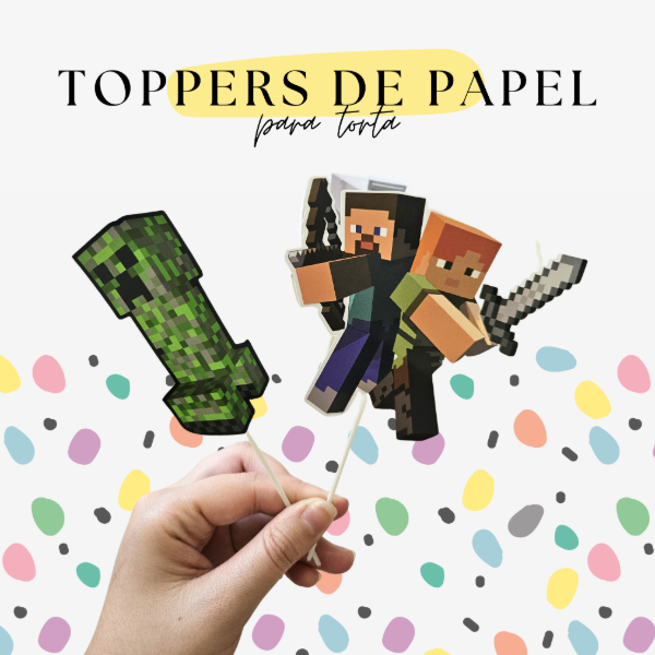 Producto - Toppers de Papel Personalizados