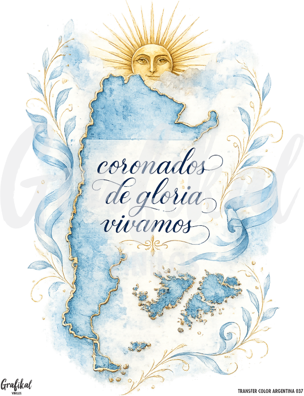 Producto - Transfer Color Argentina 037