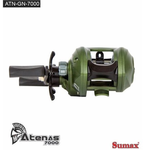 Producto - Reel Bait Sumax Atenas 7000 7BB 7Kg Colores Verde AMBAS MANIJAS - 3