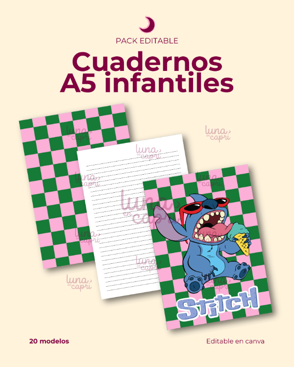 Producto - Cuadernos A5 infantiles