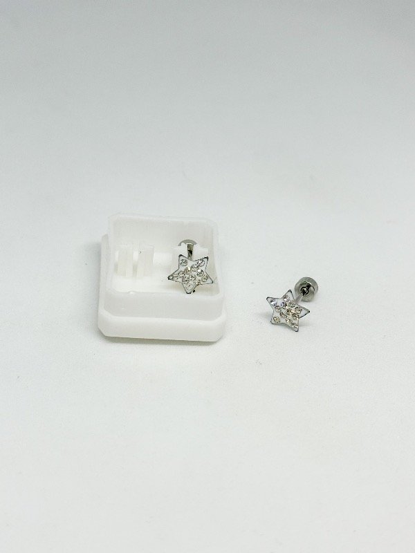 Producto - Abridores acero quirúrgico estrellas con strass