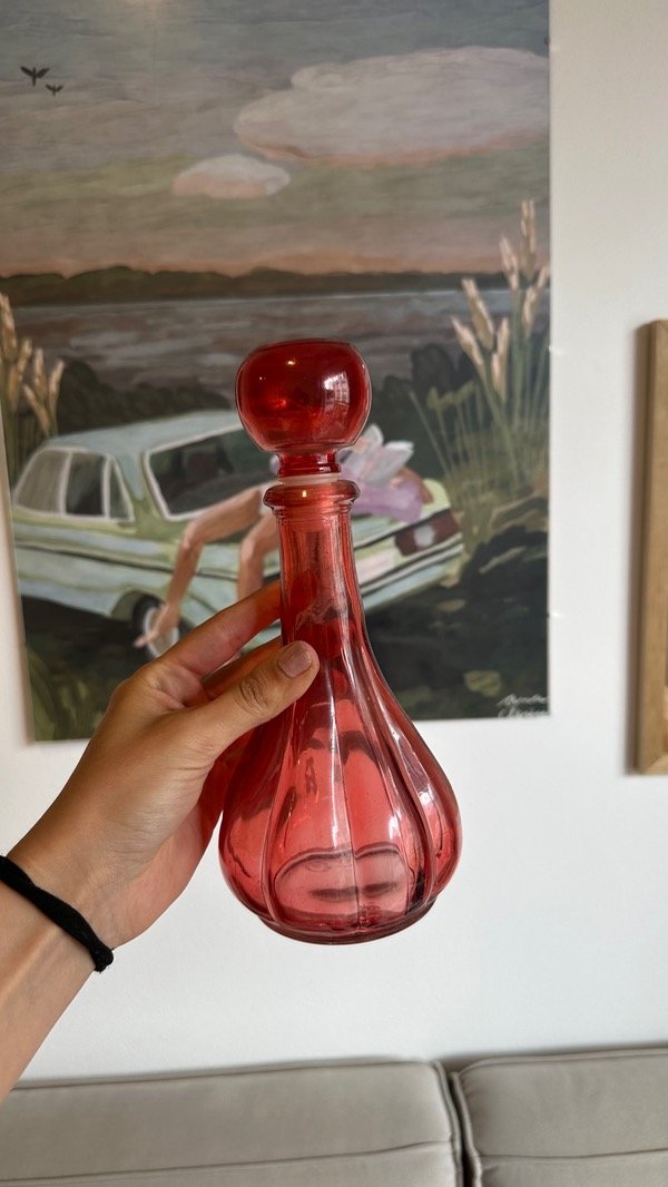 Producto - Licorera roja