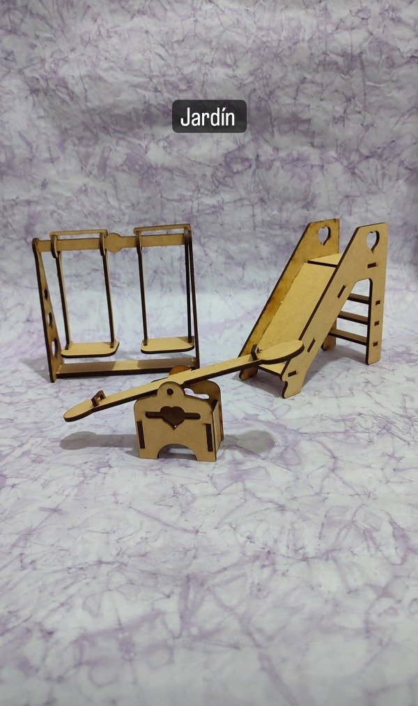 Producto - Kit muebles corte láser-jardin