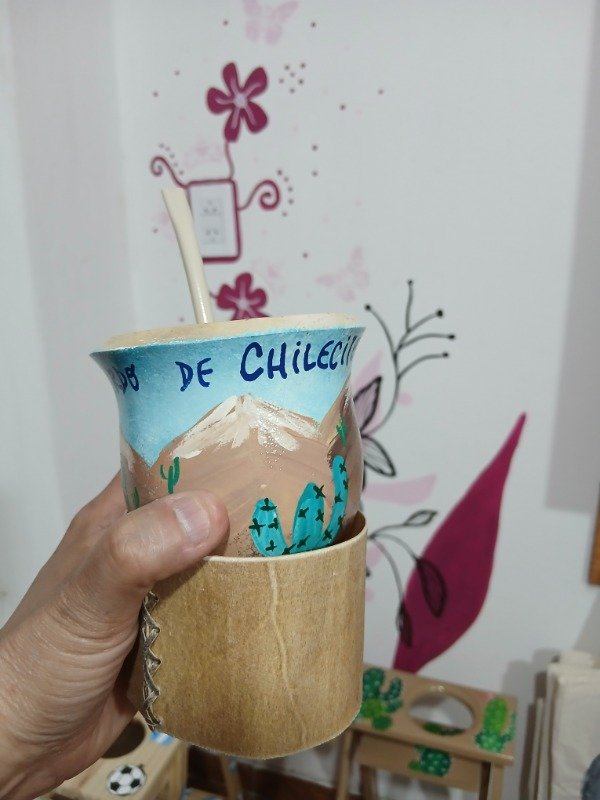 Producto - Mate de calabaza "PAISAJE DE CHILECITO" - 6