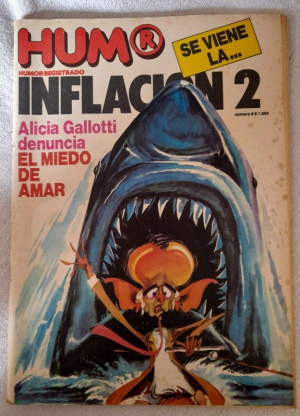 Producto - Revista Humor Registrado #8 - Se Viene La Inflacion 2 - Año 1979