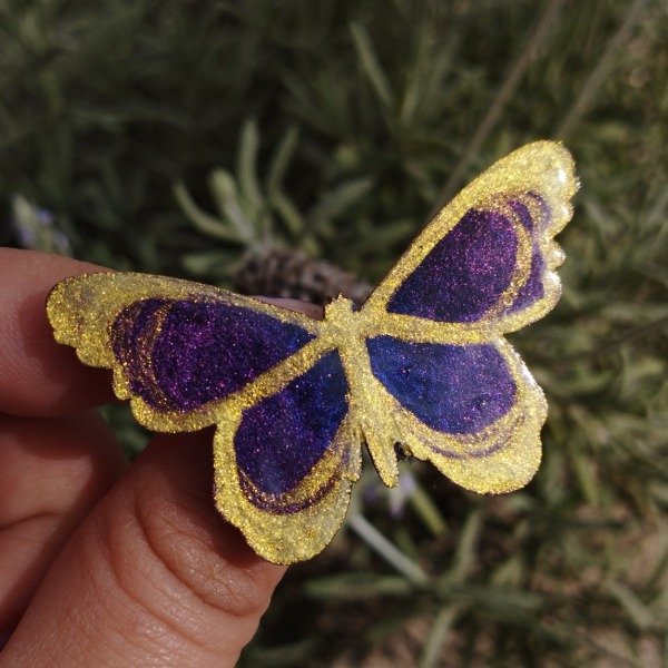 Producto - Mariposa prendedor atardecer