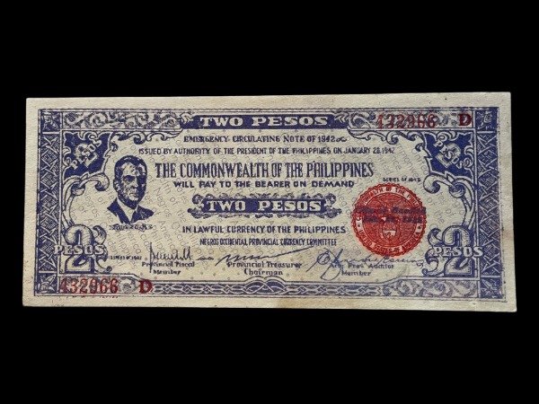 Producto - Filipinas - Negros Occidental (1942) 2 Pesos - Ocupación Japonesa