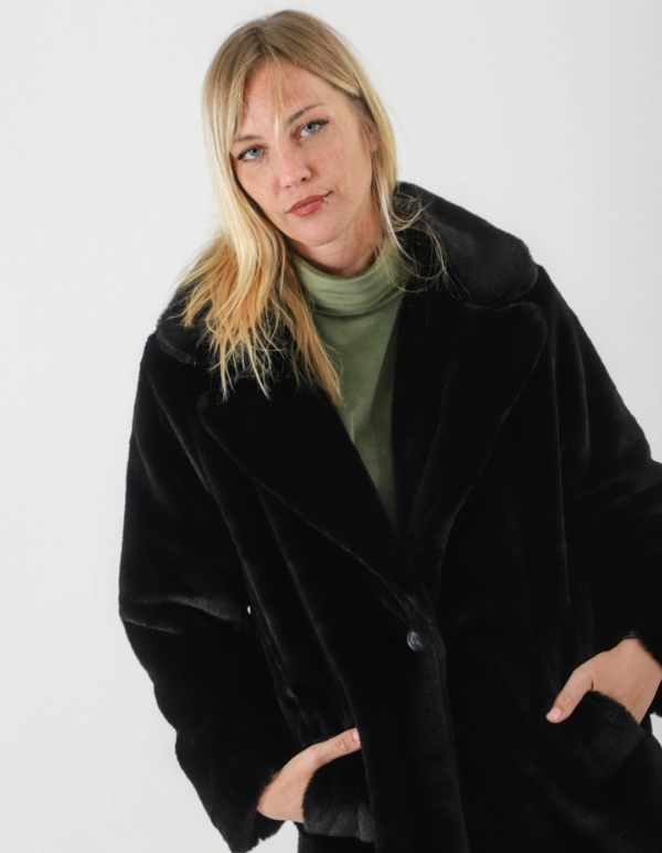 Producto - Saco largo de piel