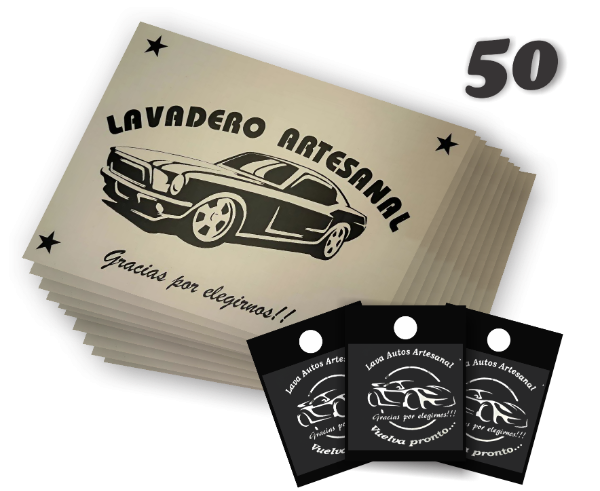 Producto - 50 Alfombras de Papel + 50 Bolsas de Friselinea (Palanca de Cambios)