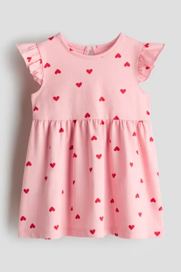 Producto - Vestido HyM corazones rosa beba