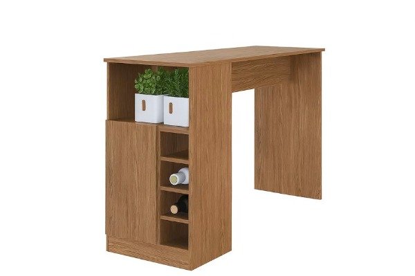 Producto - Mesa tipo Barra con Bodega importada