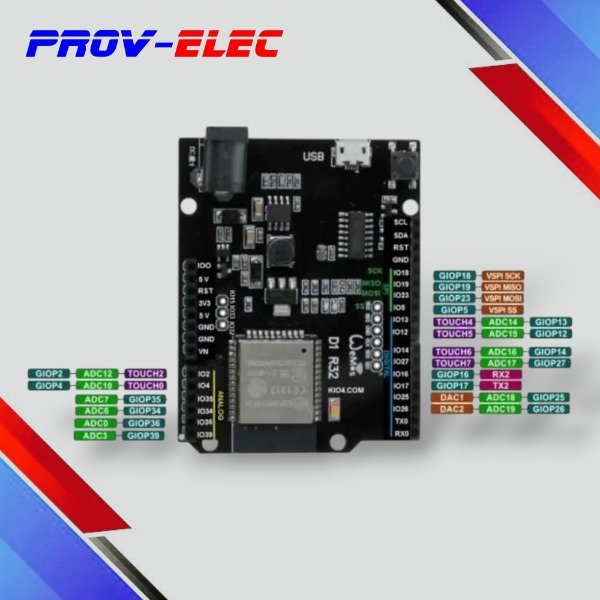 Producto - ARDUINO WEMOS UNO D1 R32 (ESPDUINO-32) - 3