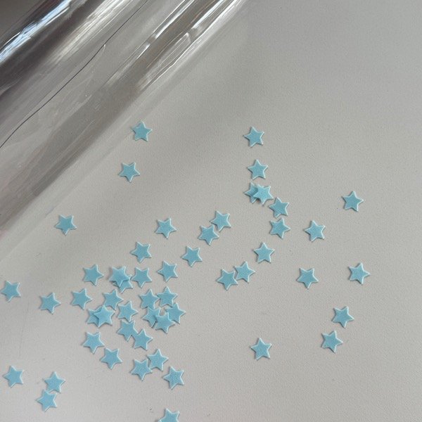 Producto - Confeti estrella celeste 100u