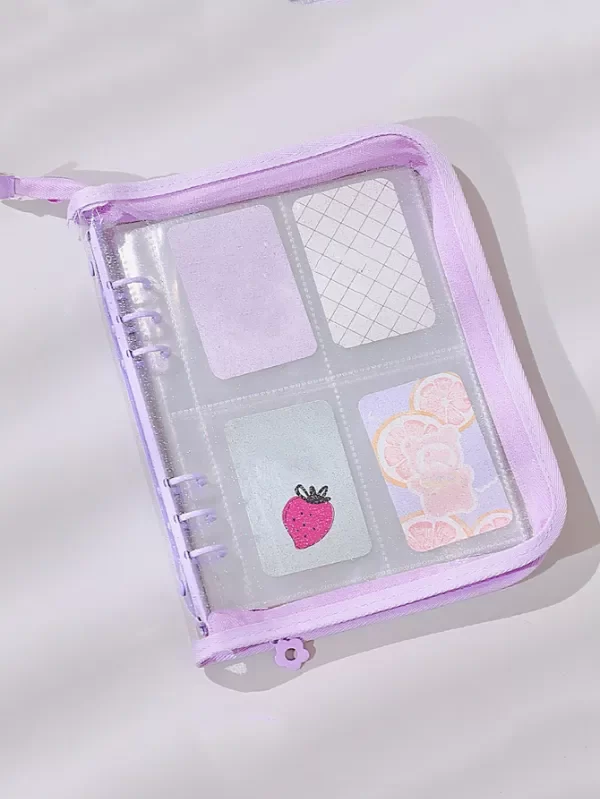 Producto - Binder lila con brillos A5