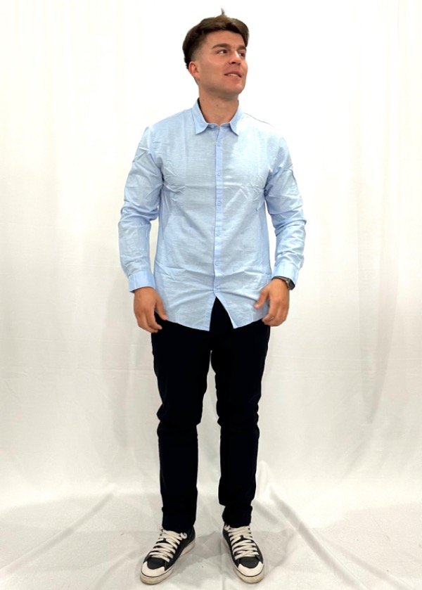Producto - Camisa Viena celeste