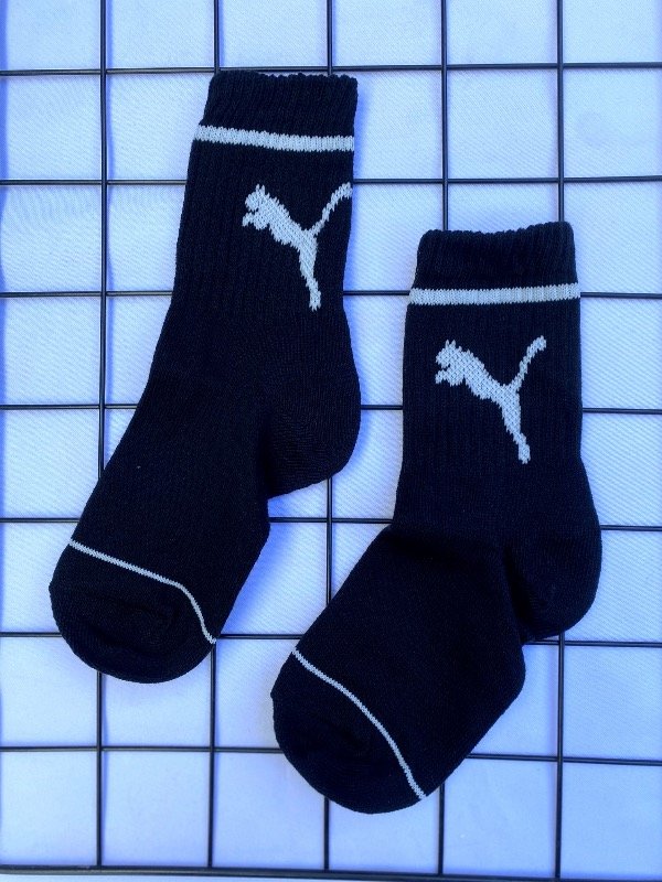 Producto - Medias 3/4 infantiles, puma negras