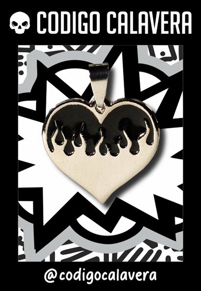 Producto - Dije Corazon Fuego