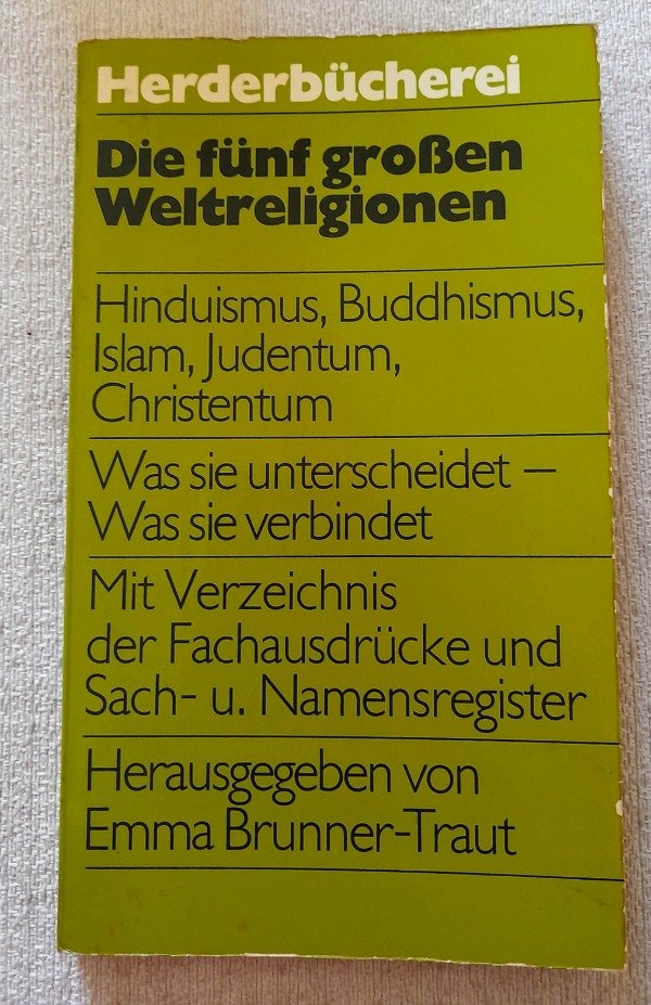 Producto - Herderbucherei #488 Die Funf Groben Weltreligionen - Herder