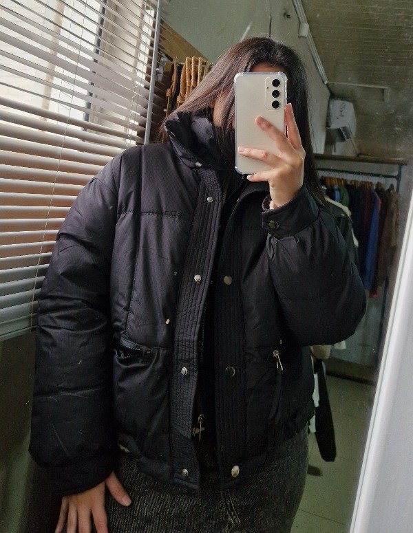 Producto - Campera negra doble cierre