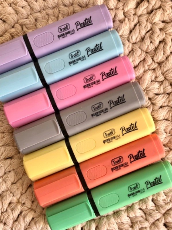 Producto - PROMO 6 Resaltadores Trabi Pastel