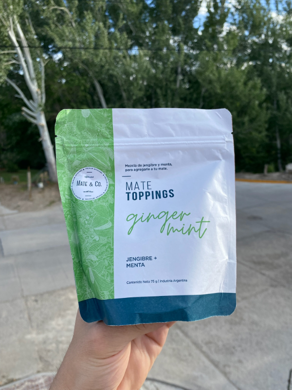 Producto - Ginger Mint Mate Topping 75gr Mate y Co