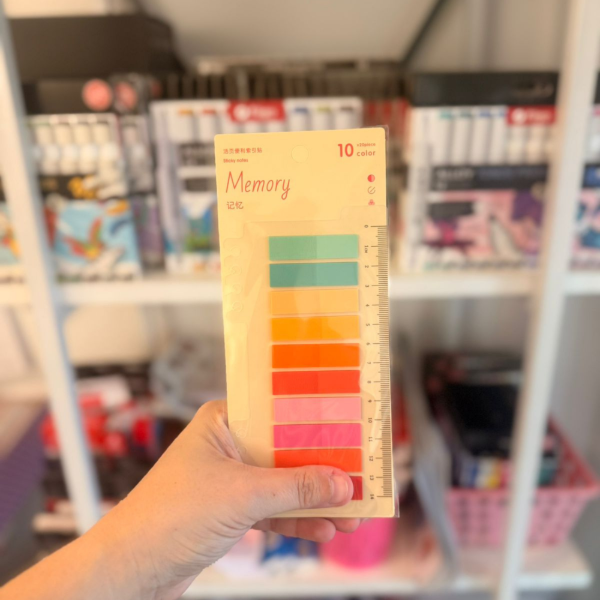 Producto - Banderitas colores X10 con regla Memory