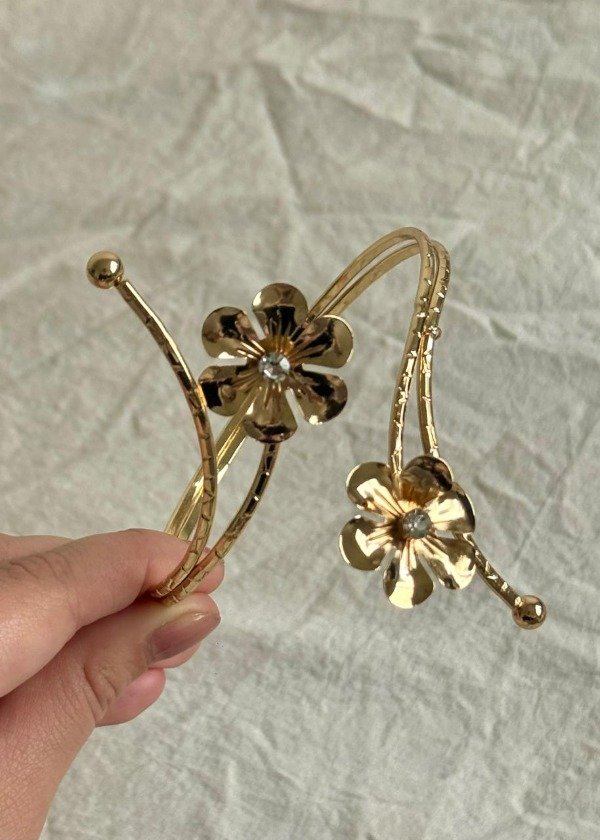 Producto - BRAZALETE DOBLE FLOR