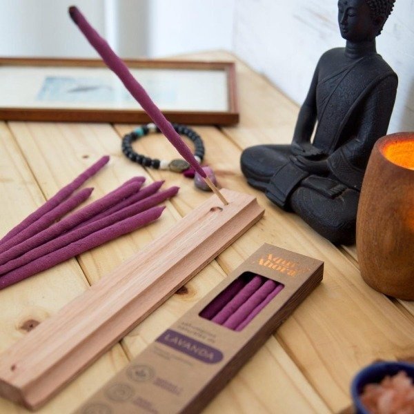 Producto - PORTA SAHUMERIO MADERA