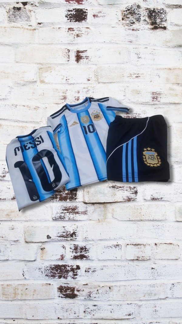 Producto - CAMISETA + SHORT SELECCION ARGENTINA