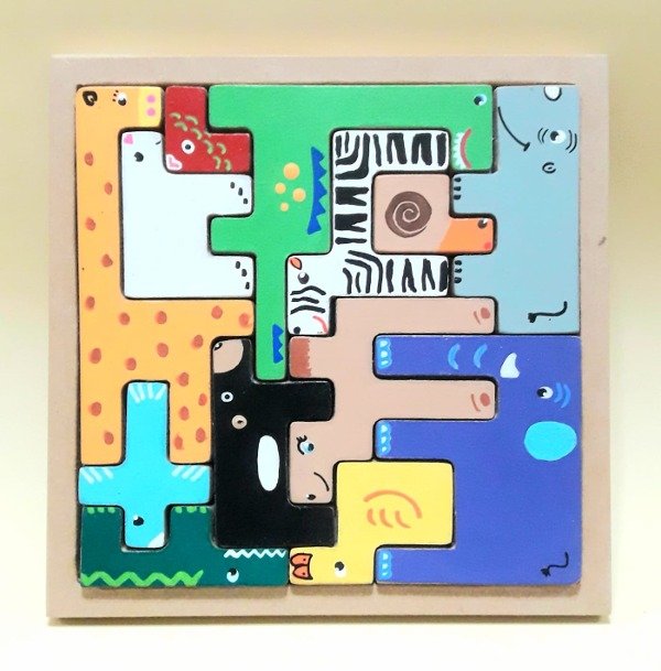 Producto - Encastre Animales (tipo TETRIS)