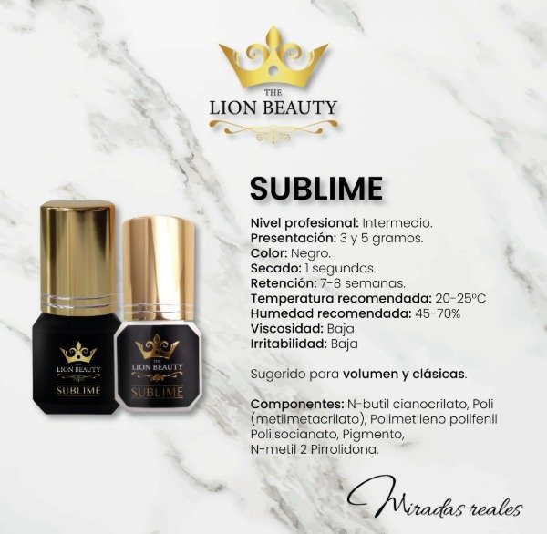 Producto - ADHESIVO LION BEAUTY SUBLIME