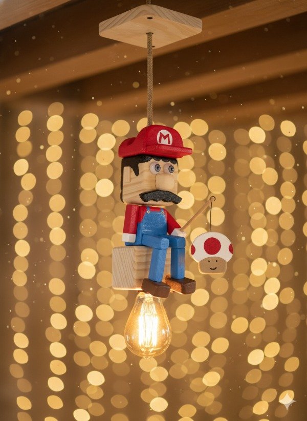 Producto - Lámpara de techo Mario Bros