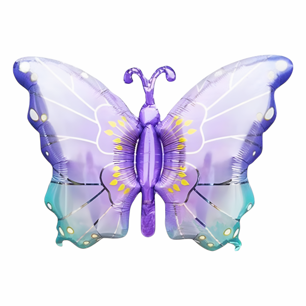 Producto - Globo Mariposa Lila degradé 60cm
