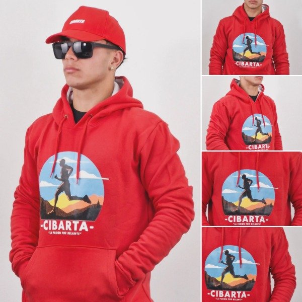 Producto - Canguro Cibarta CORREDOR Frisado Rojo