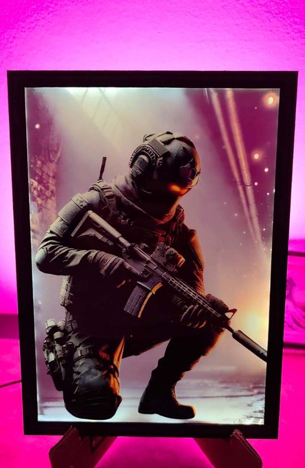 Producto - CUADRO RETROILUMINADO CON LED DE CALL OF DUTY