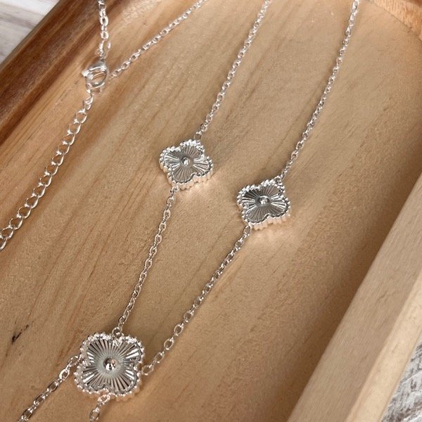 Producto - Cadena detalles Flor (Silver)