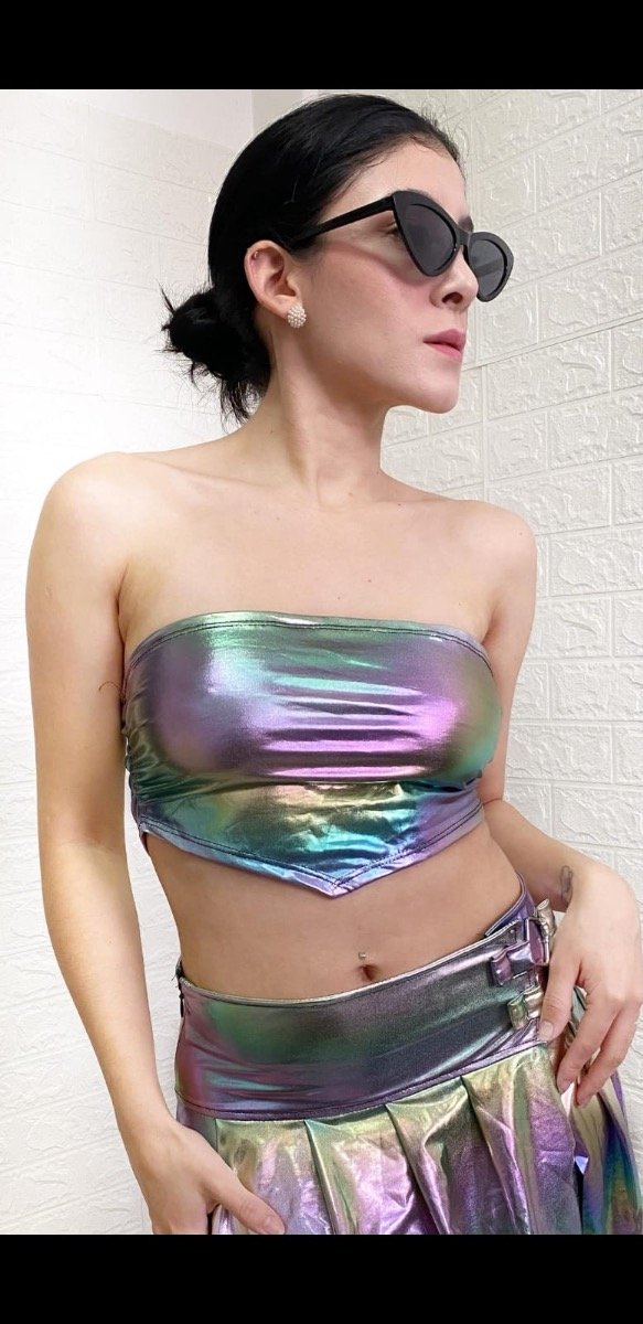 Producto - (#3766) TOP STRAPLESS METAL PICO