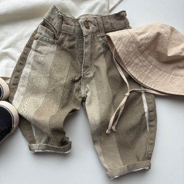 Producto - Baggy de gabardina rayado unisex hasta 4 años - 0