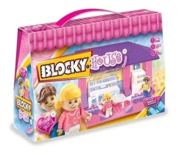 Producto - Blocky House Cocina 80 piezas + 2 muñecos