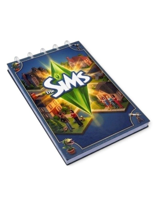 Producto - Libreta vertical Planificador diario perpetuo The Sims - 0